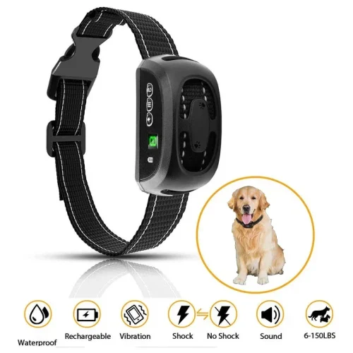 Anti Bark Dog Collar  Dog Training Shock Collar