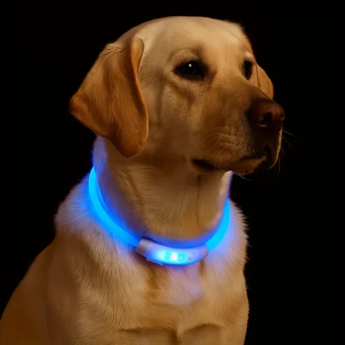3 Mode Adjustable Glowing Dog Collar