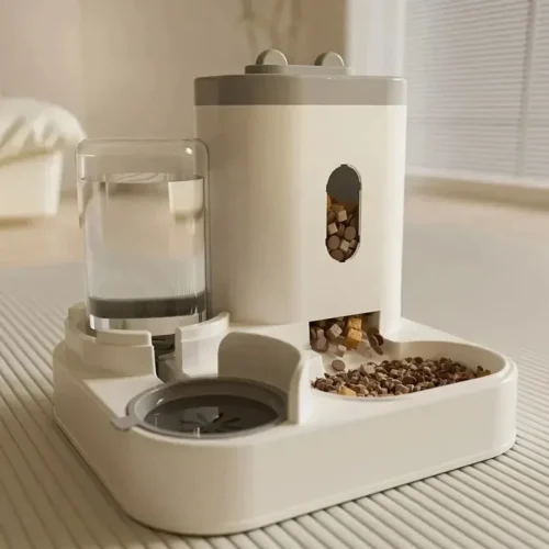 Automatic Pet  Feeder With Water Fountain