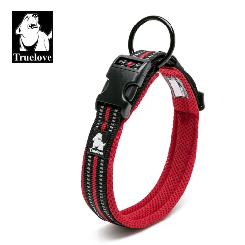 Dog Collar Padded Soft Reflective Durable Nylon Heavy Duty