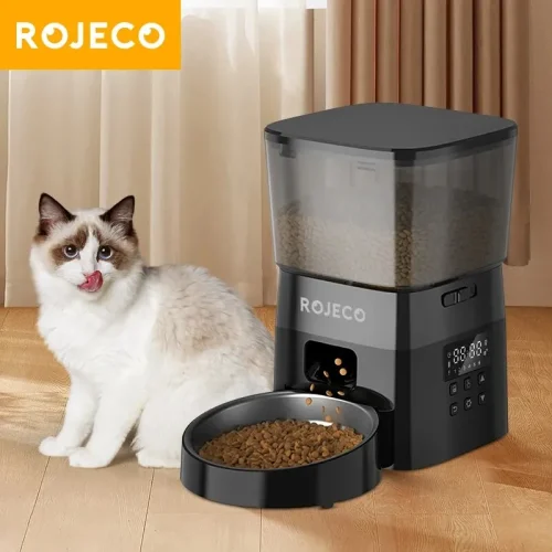 ROJECO Automatic Pet Feeder Accessories Smart Control