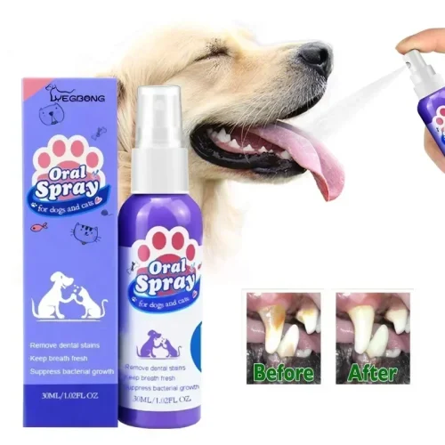 Pet Teeth Cleaning Spray Oral Care
