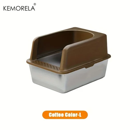 Large Stainless Steel Litter Box